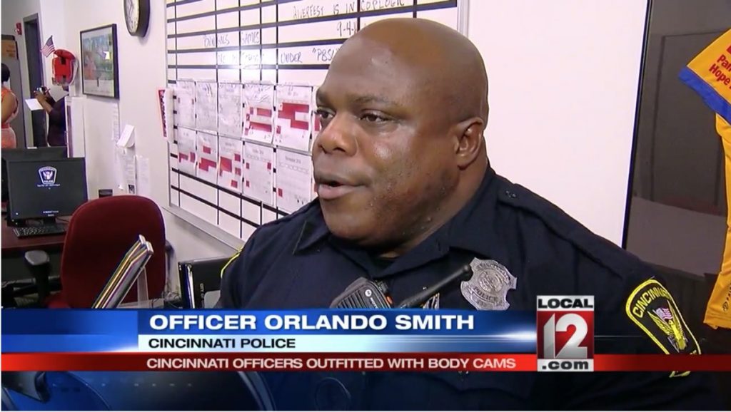 Controversial Officer Orlando Smith is the poster child for body cameras.